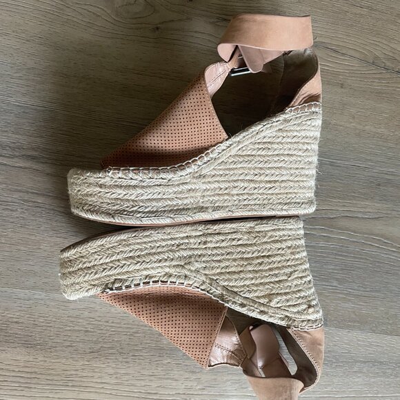 Marc Fisher Mlannie Platform Espadrille Women's Wedge Sandal Size 8 M - Picture 4 of 7